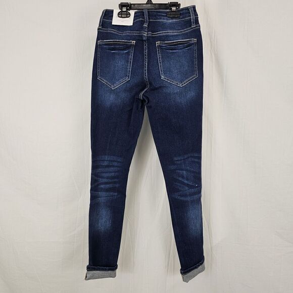 Jelly Jeans-Mid Rise Distressed Cuffed SkinnyWomen's Size 1 Nwt - Picture 6 of 10